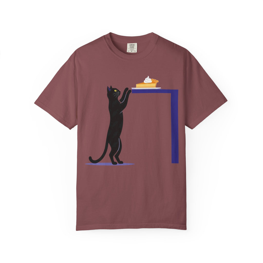 Black Cat Pumpkin Pie T-Shirt