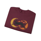 Witch Cat Celestial Ufo Sweatshirt