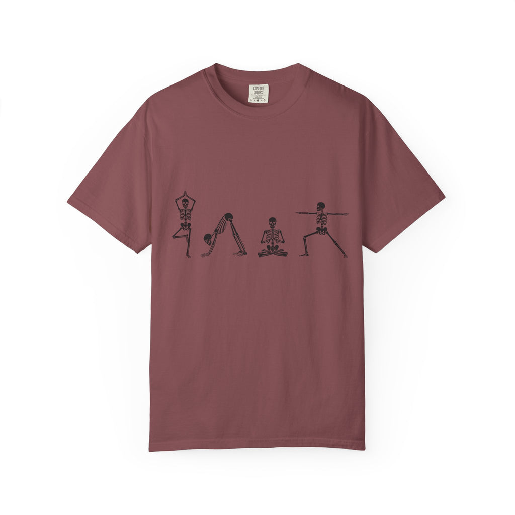 Spooky Yoga Squad Skeleton T-Shirt