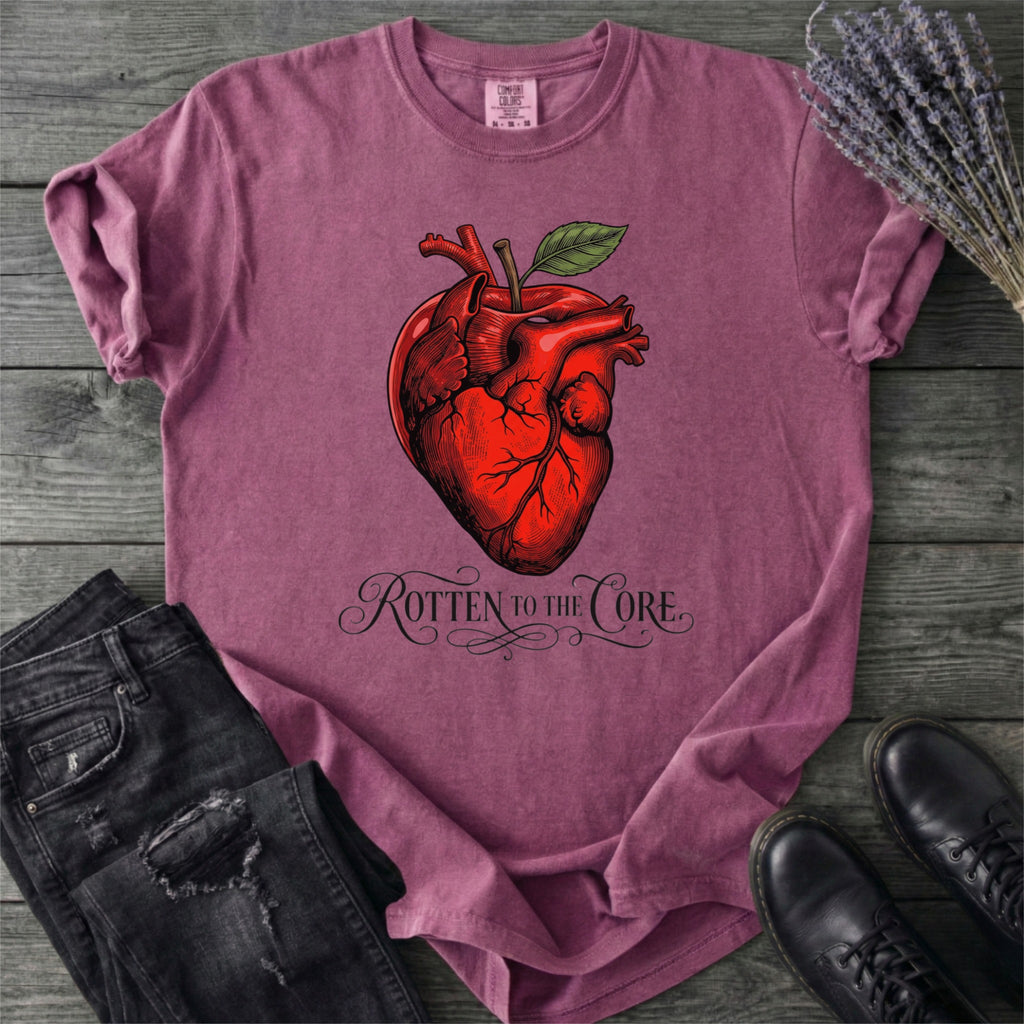 Rotten To The Core Anatomical Apple T-Shirt