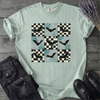 Distressed Bat Grid T-Shirt