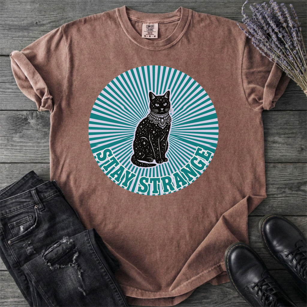 Stay Strange Celestial Cat T-Shirt
