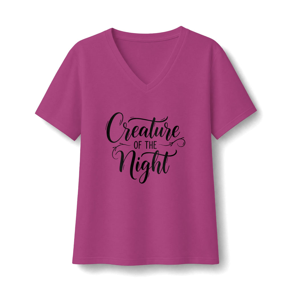 Creature Of The Night V-Neck T-Shirt