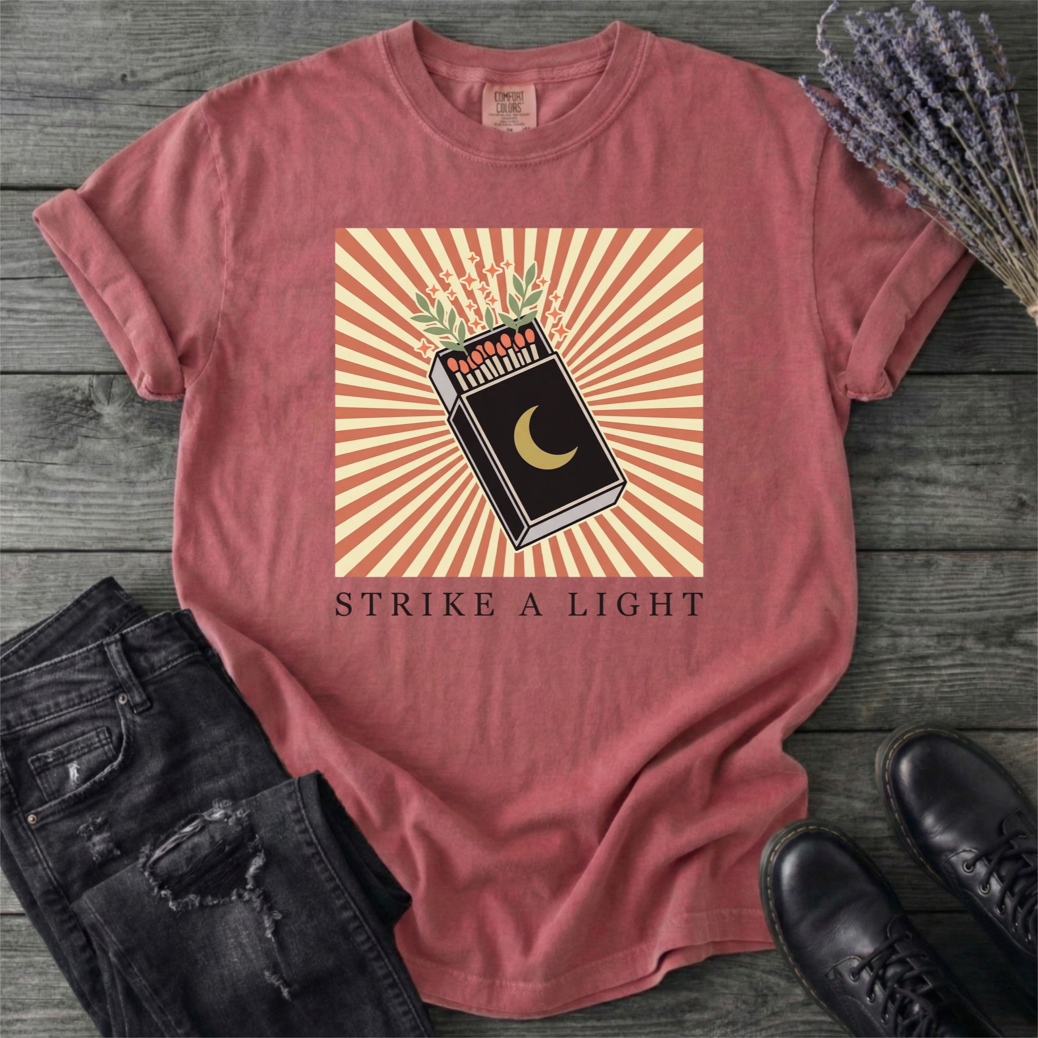 Strike A Light Matchbook T-Shirt