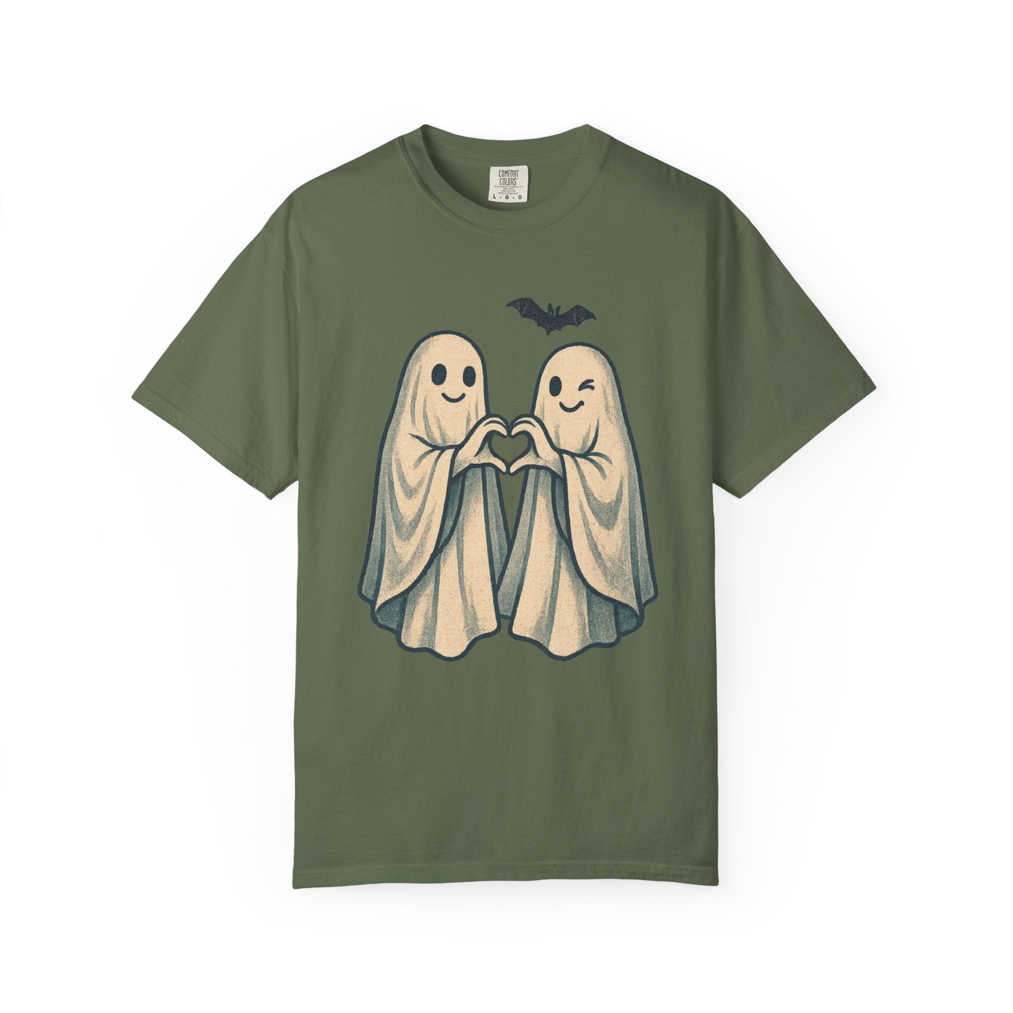Two Ghosts Heart Hands T-Shirt