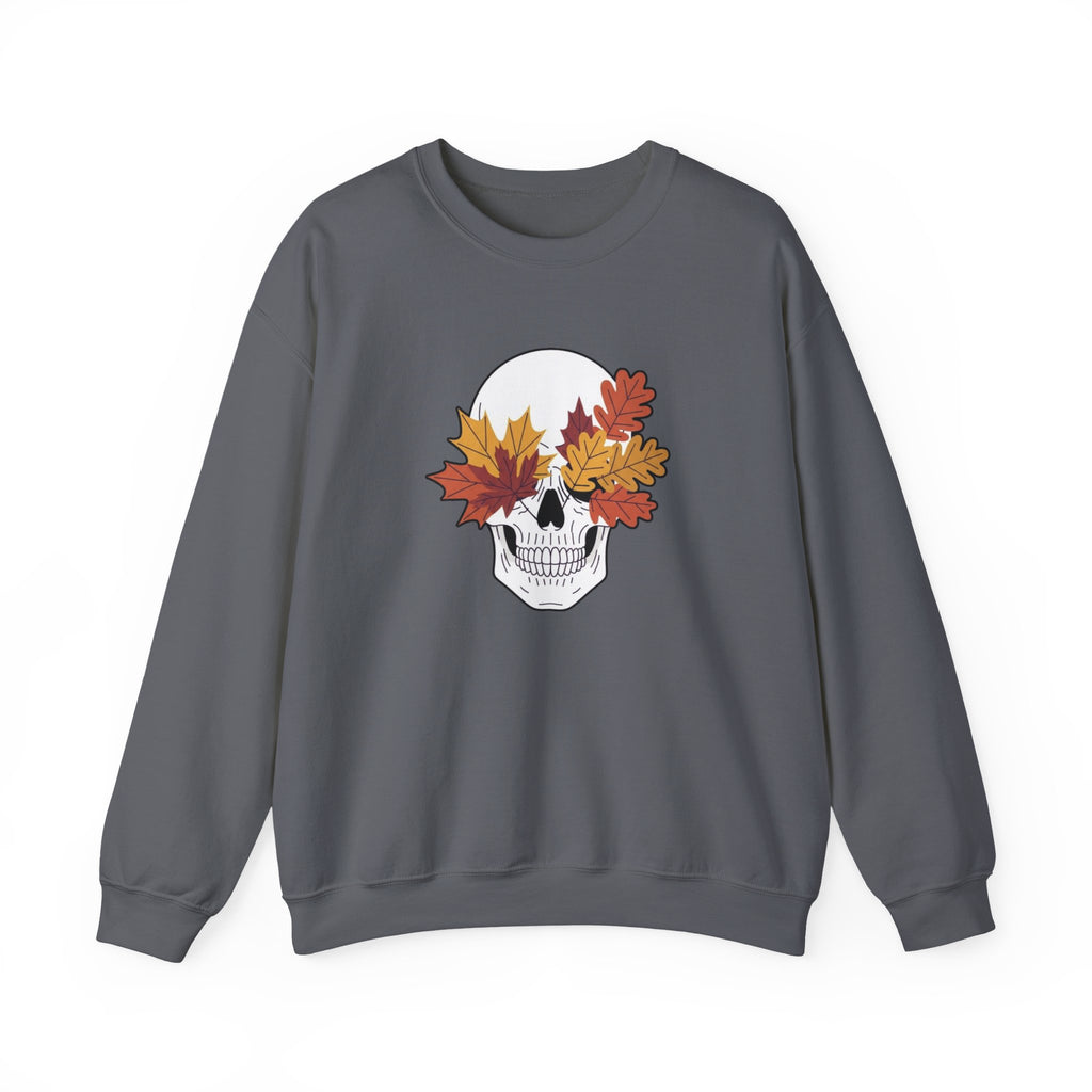Fall Leaf Skull Sweatshirt