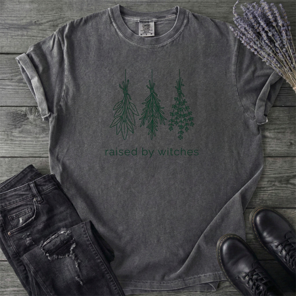 Raised By Witches Minimal T-Shirt