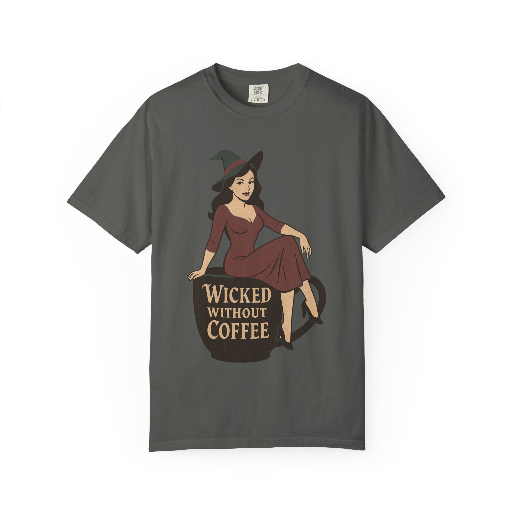 Wicked Without Coffee Witchy T-Shirt