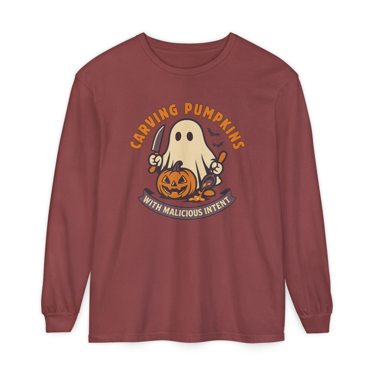 Carving Pumpkins Evolved Long Sleeve T-Shirt
