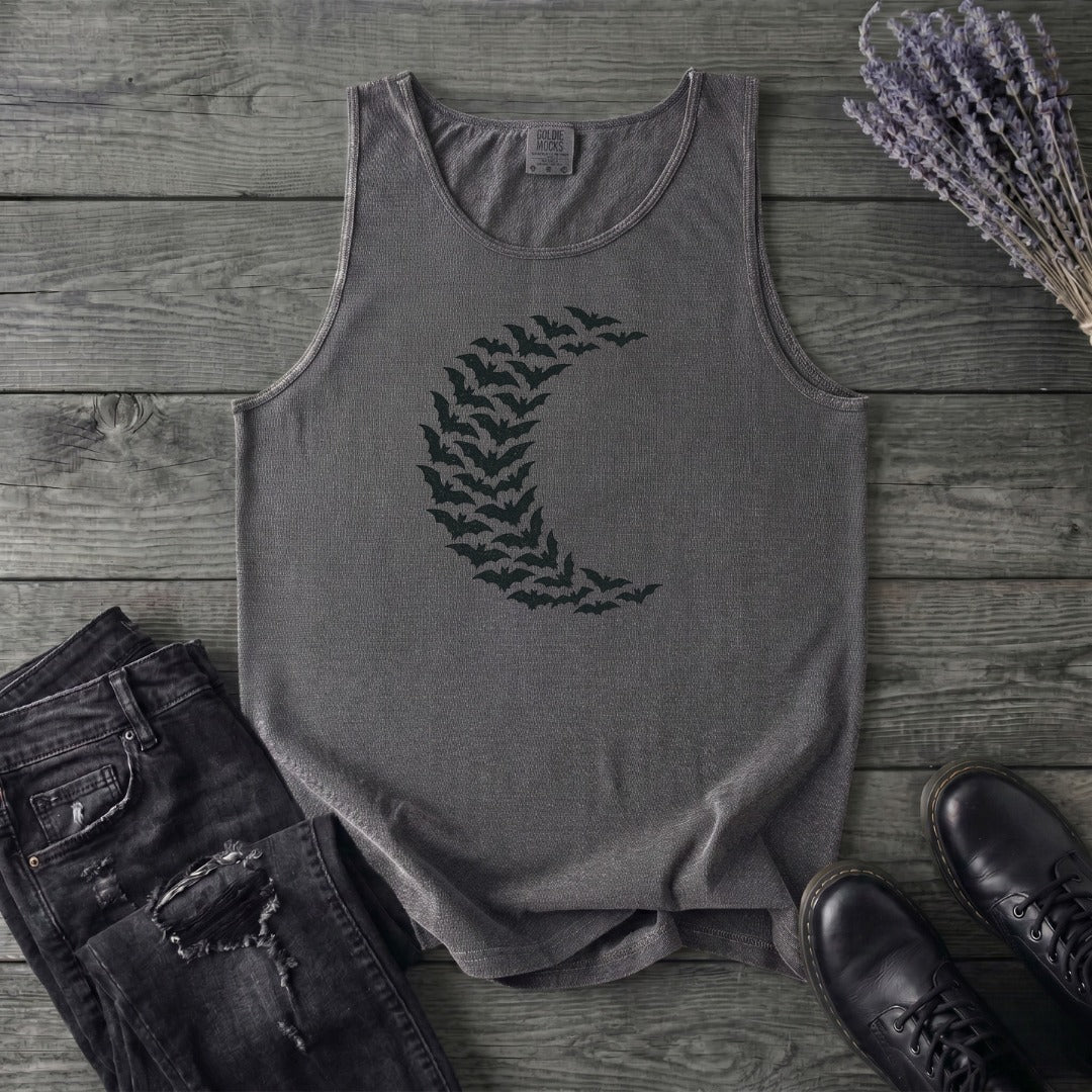Bat Crescent Moon Tank Top