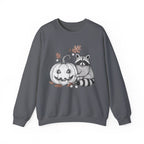 Raccoon And Pumpkin Sweatshirt