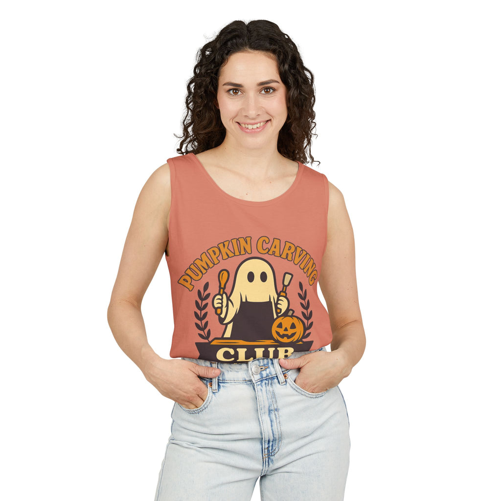 Pumpkin Carving Club Tank Top