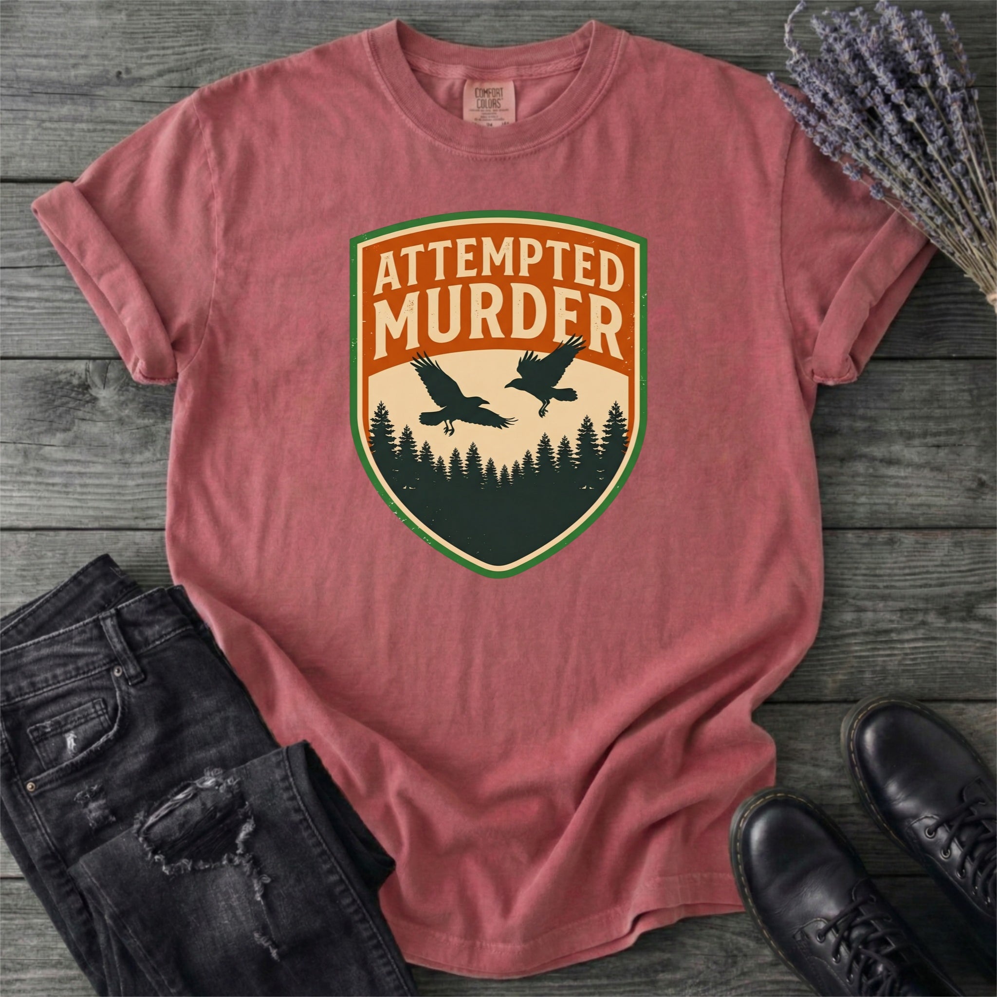 Attempted Murder Crows T-Shirt