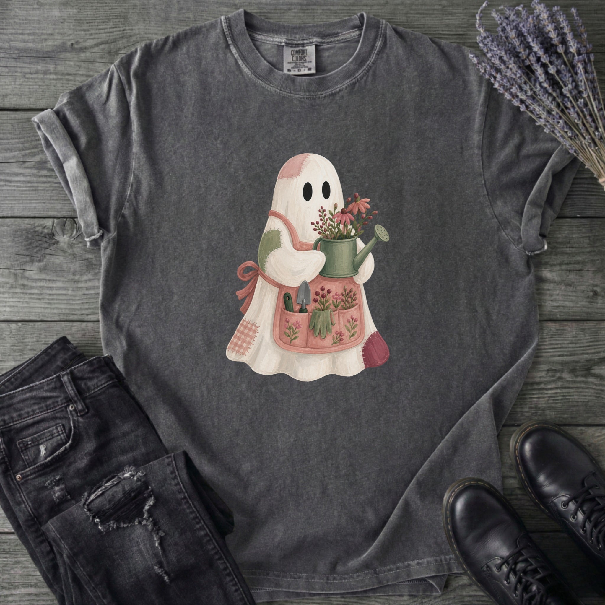 Patchwork Garden Ghost T-Shirt
