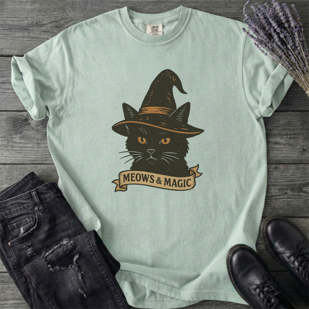 Witchy Cat Magic T-Shirt