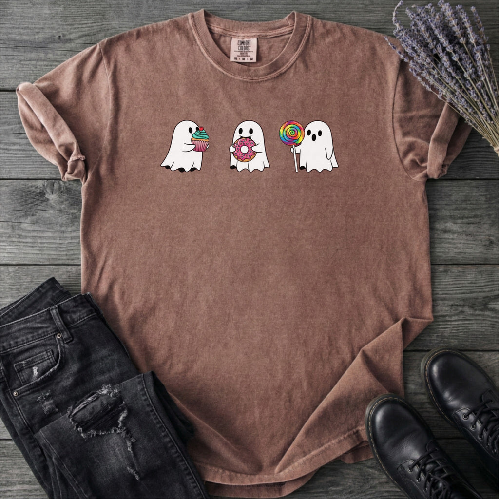 Ghost Cupcake Donut Lollipop T-Shirt