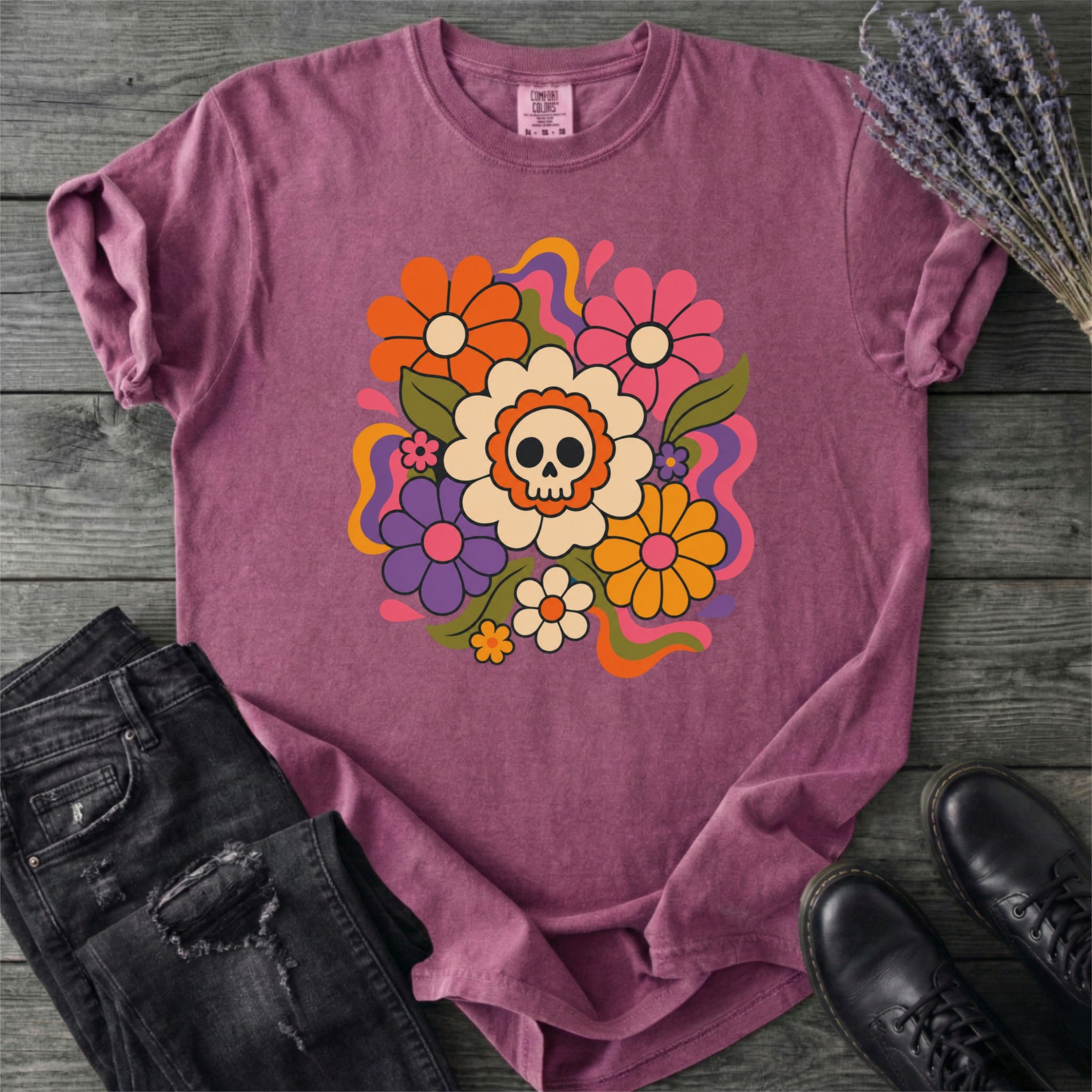 Skull Daisies T-Shirt