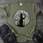 Stained Glass Botanical Witch T-Shirt