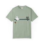 Ghost Cat Knocking Off T-Shirt