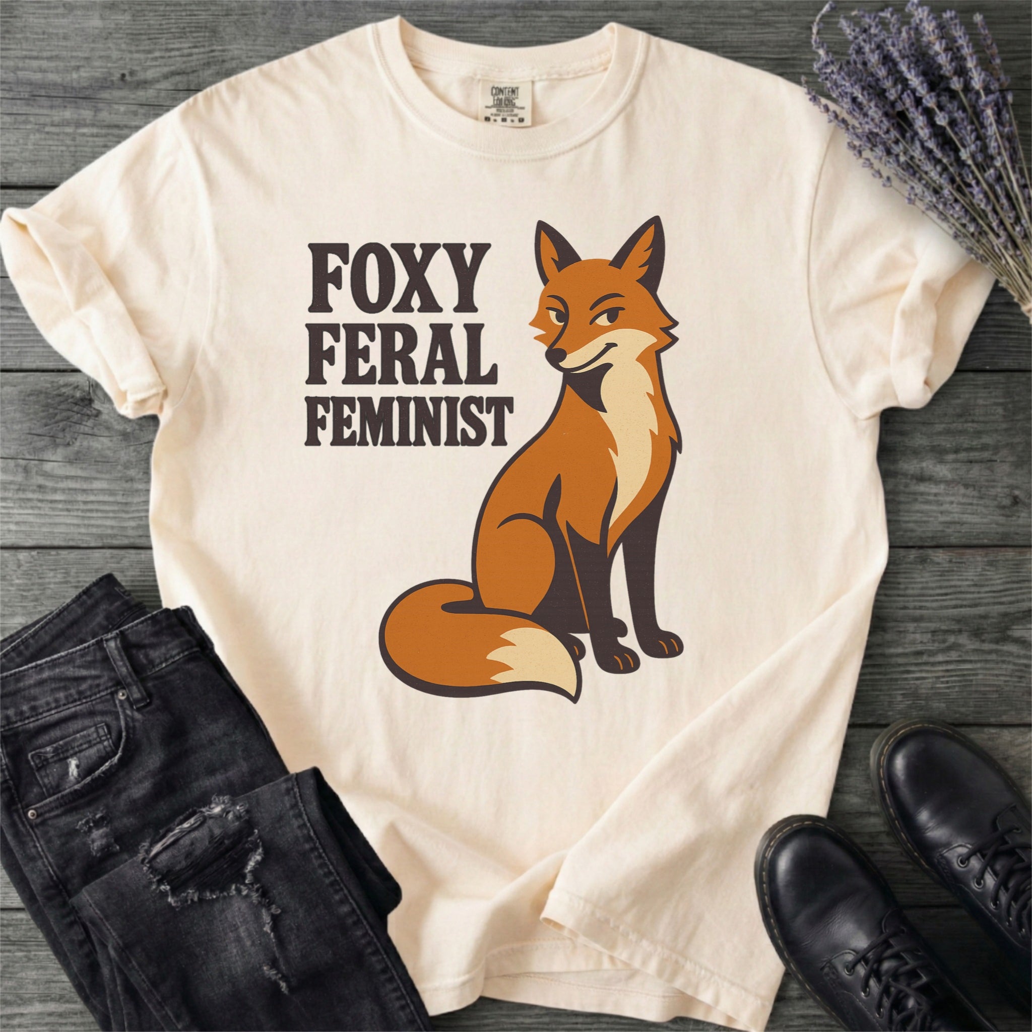 Foxy Feral Feminist T-Shirt