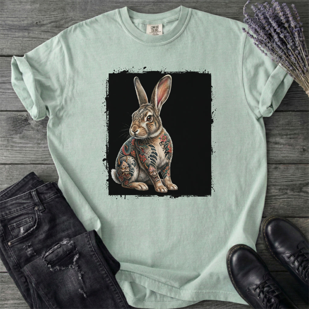 Grunge Tattoo Rabbit T-Shirt