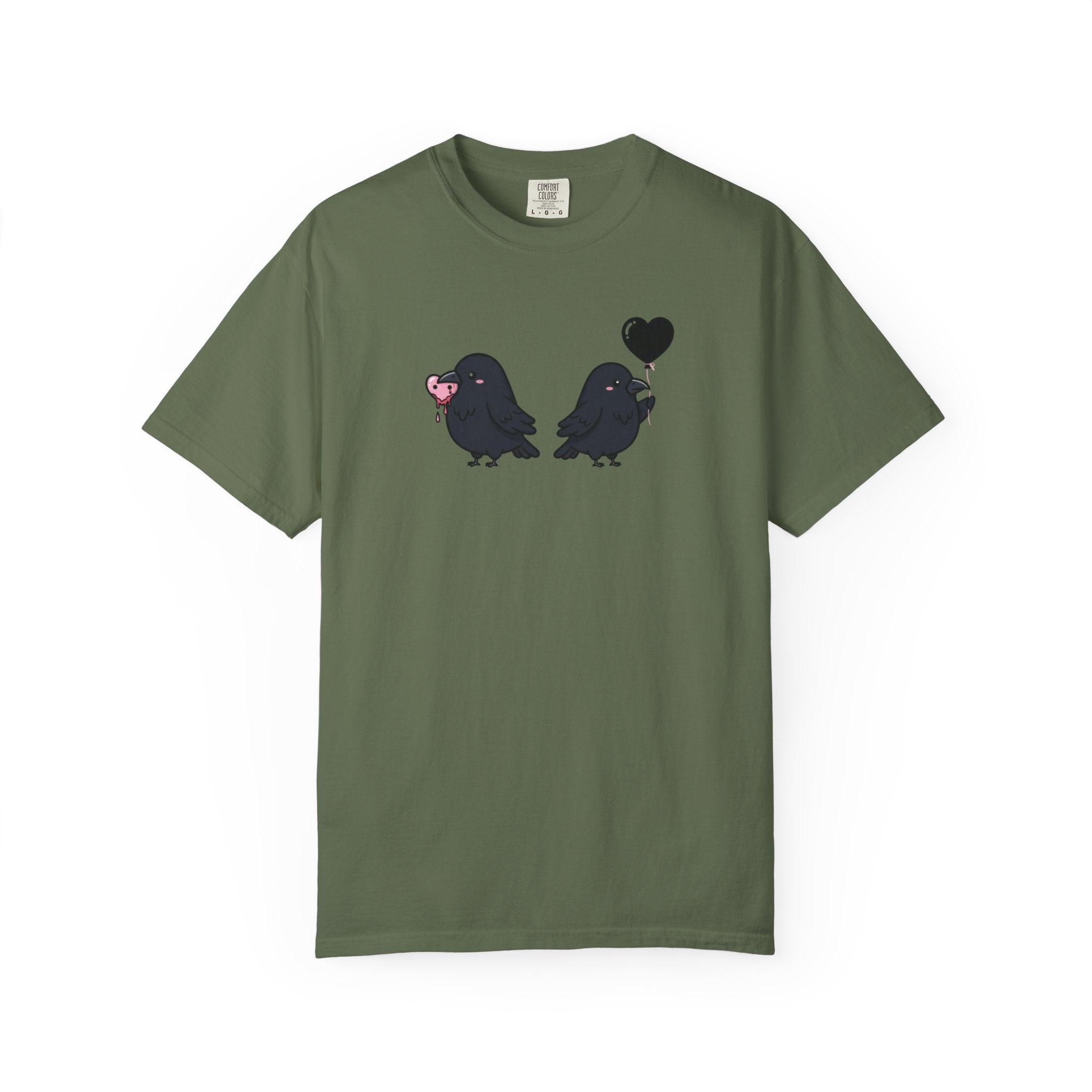 Cute Crow Valentine T-Shirt