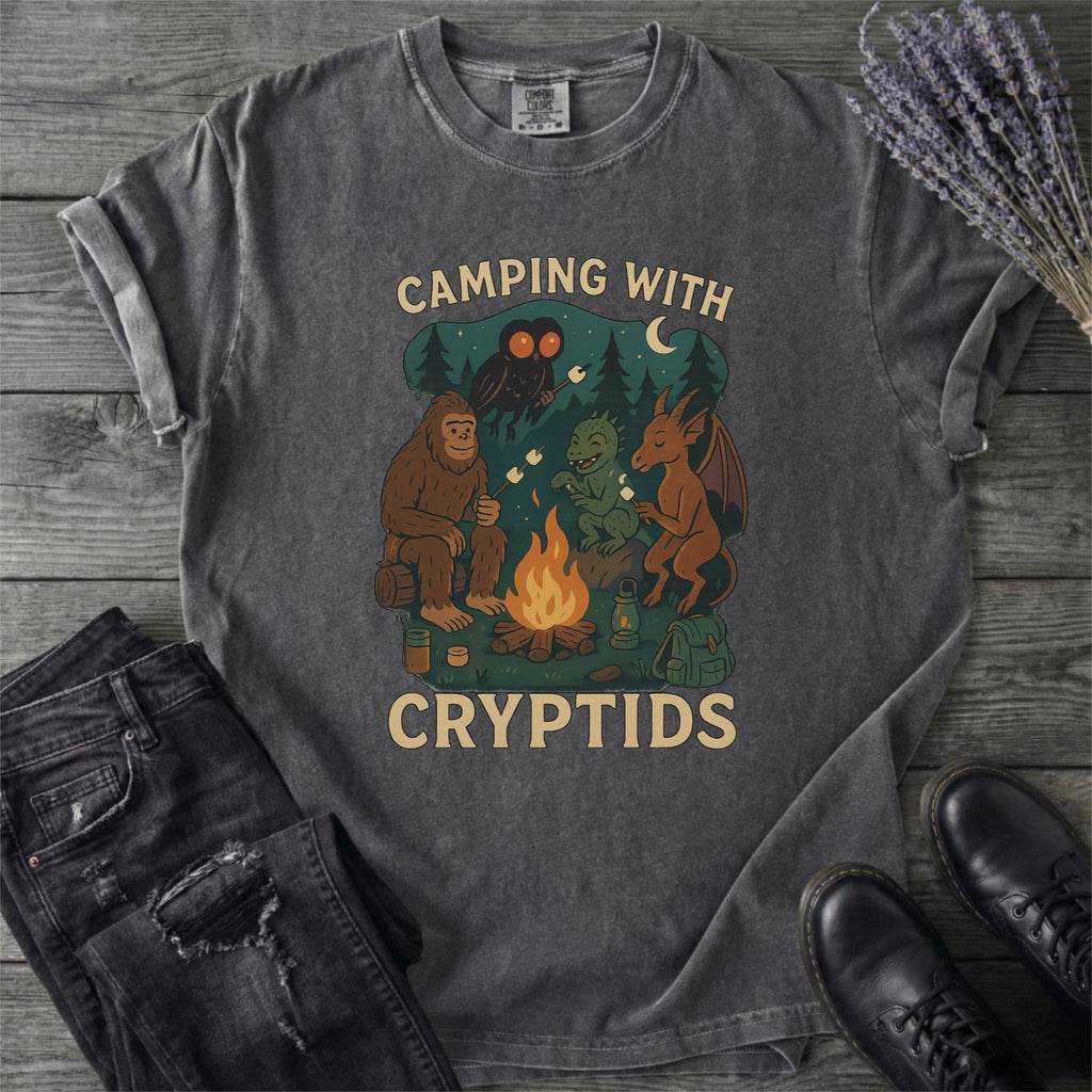 Cryptid Camping T-Shirt