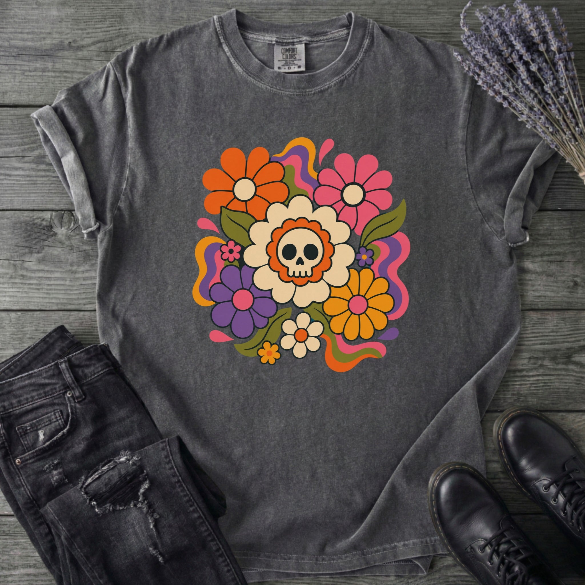 Skull Daisies T-Shirt