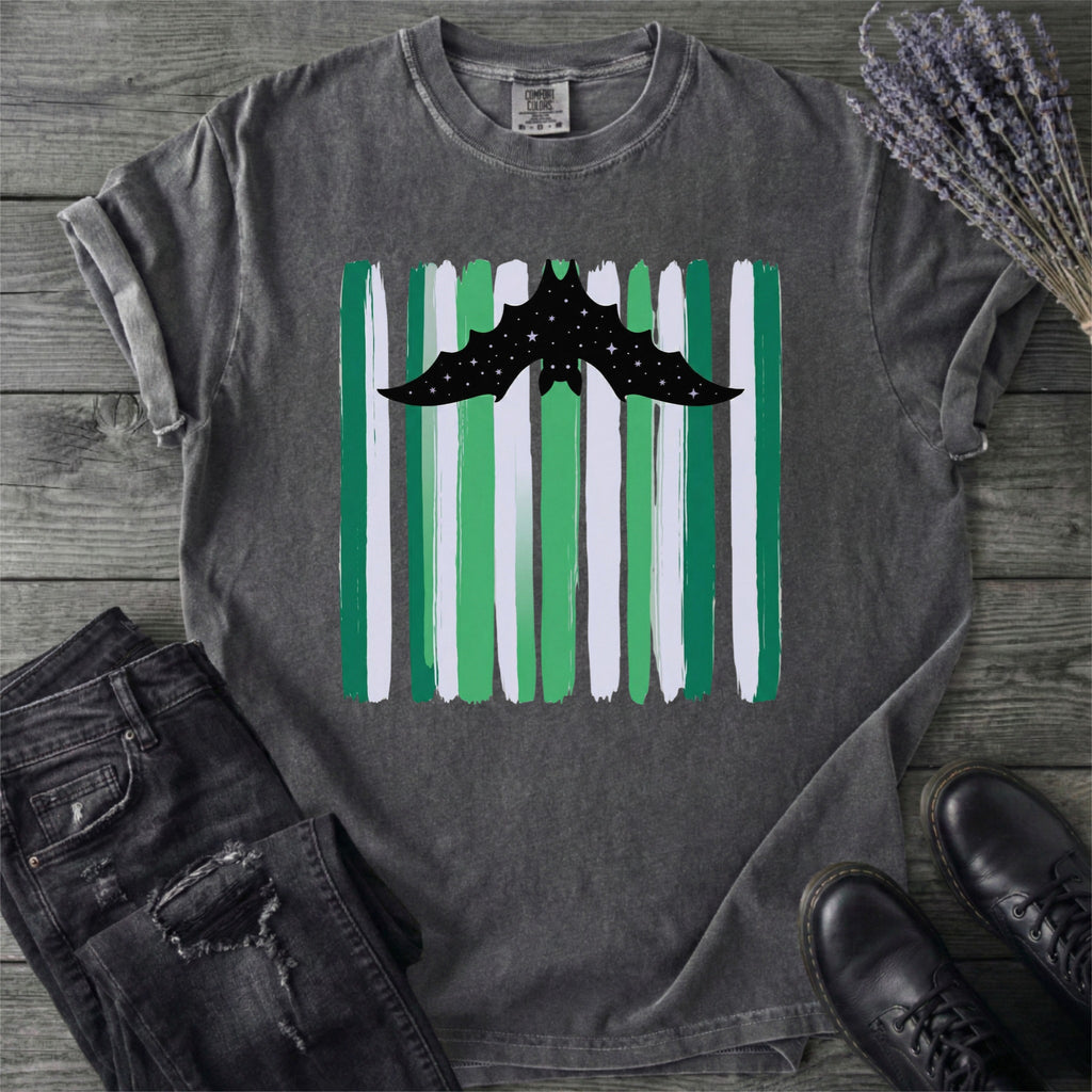 Celestial Dopamine Maximalist Bat T-Shirt