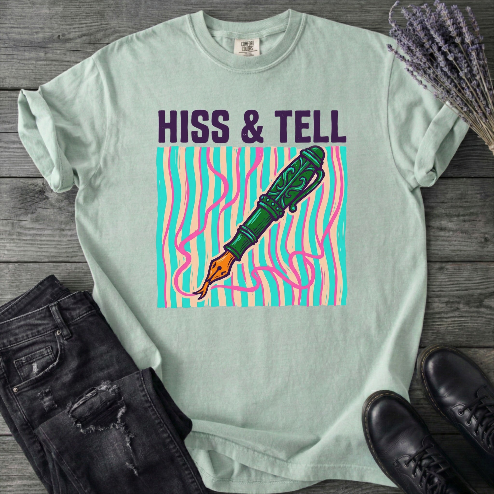 Hiss & Tell Snake Pen T-Shirt