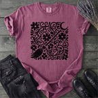 Witch'S Broom Floral T-Shirt