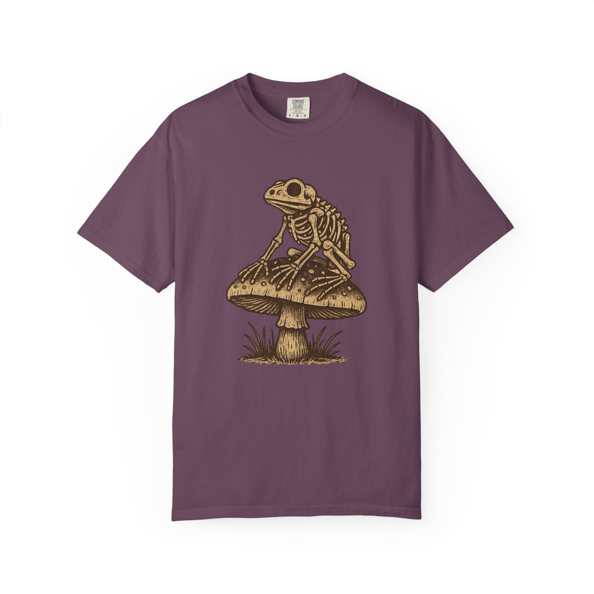 Cottagecore Goblincore Frog Skeleton T-Shirt