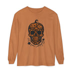 Pumpkin Skull Long Sleeve T-Shirt