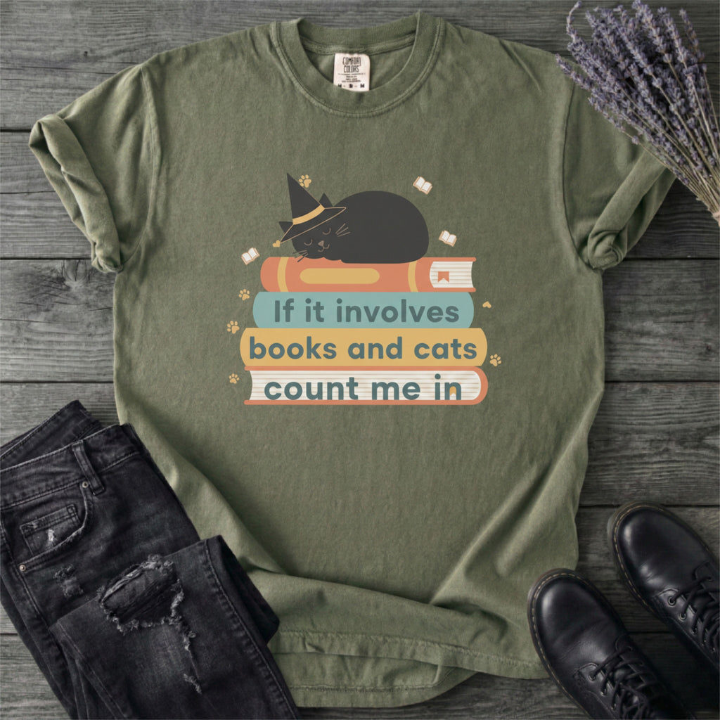 Books And Cats T-Shirt