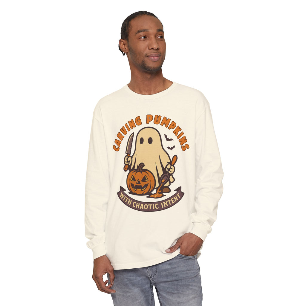 Carving Pumpkins Chaotic Long Sleeve T-Shirt