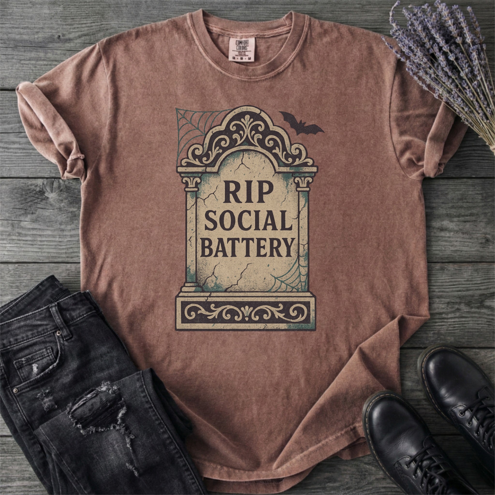 RIP Social Battery T-Shirt
