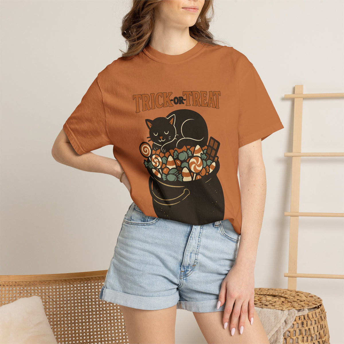 Trick Or Treat Candy Cauldron T-Shirt