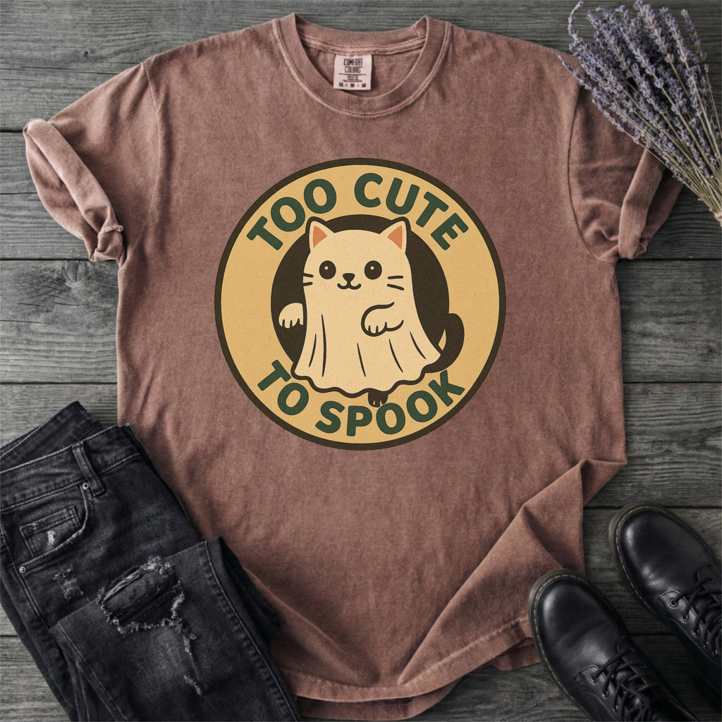 Too Cute To Spook Cat T-Shirt