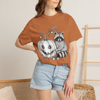 Raccoon And Pumpkin T-Shirt