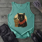 Tiki Bar Black Cat Tank Top