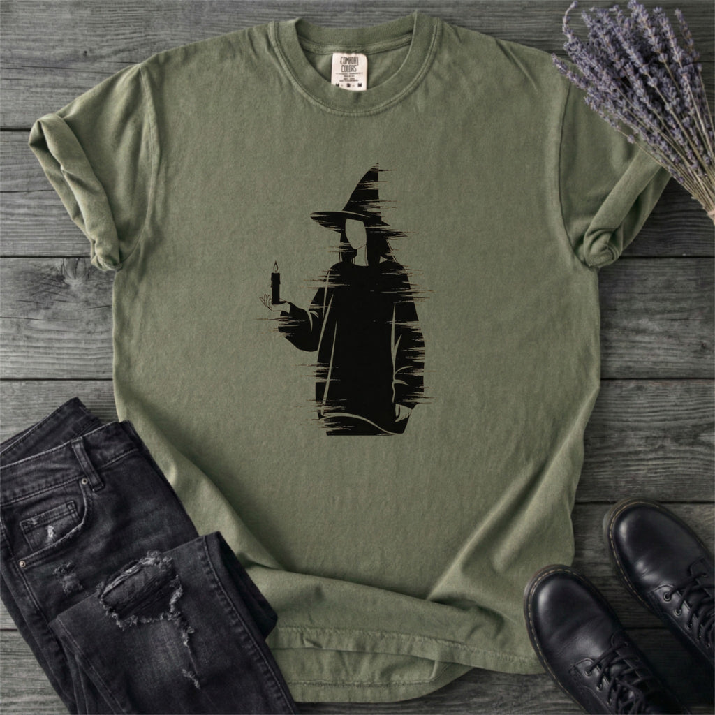 Grunge Witch Silhouette T-Shirt