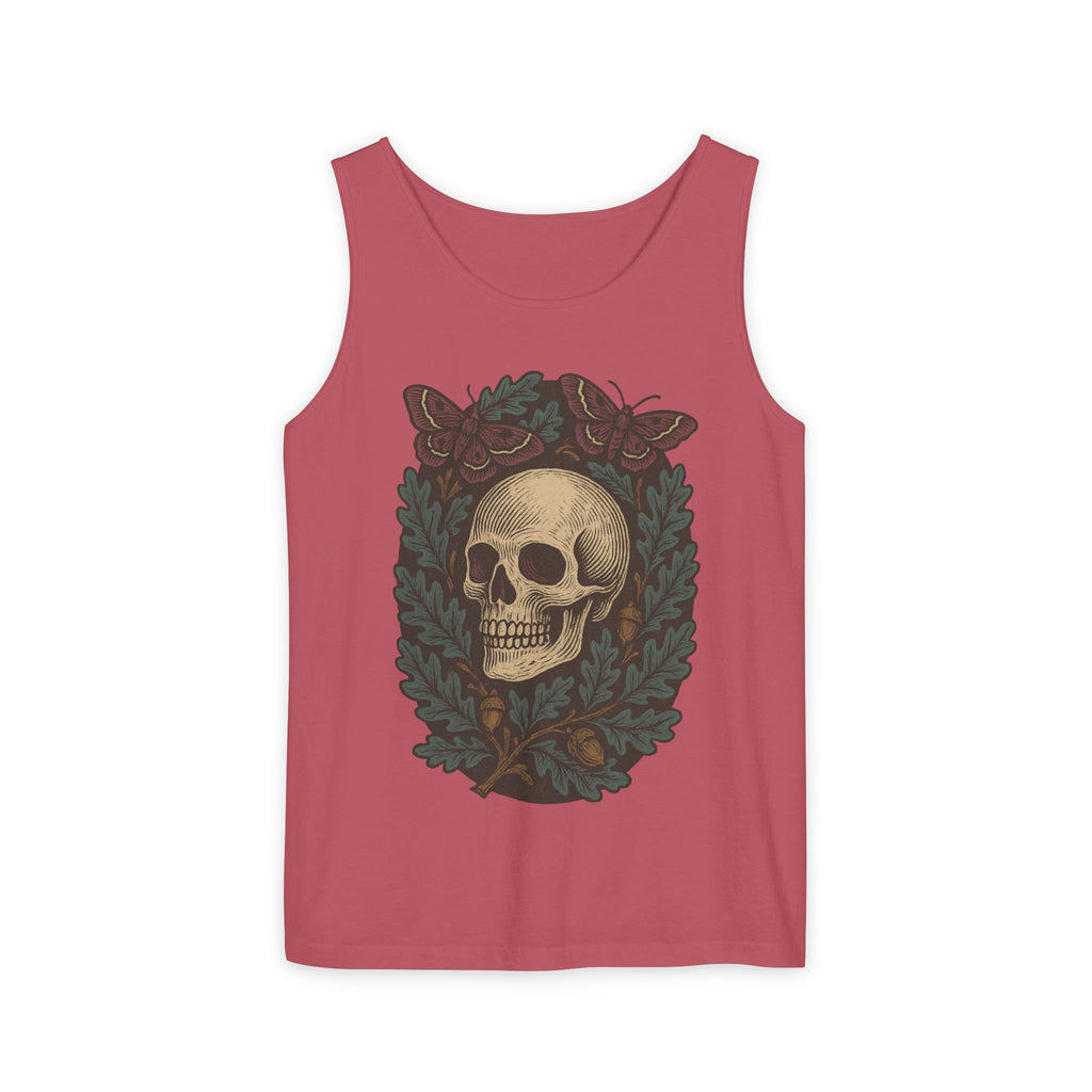 Skull And Moths Tank Top