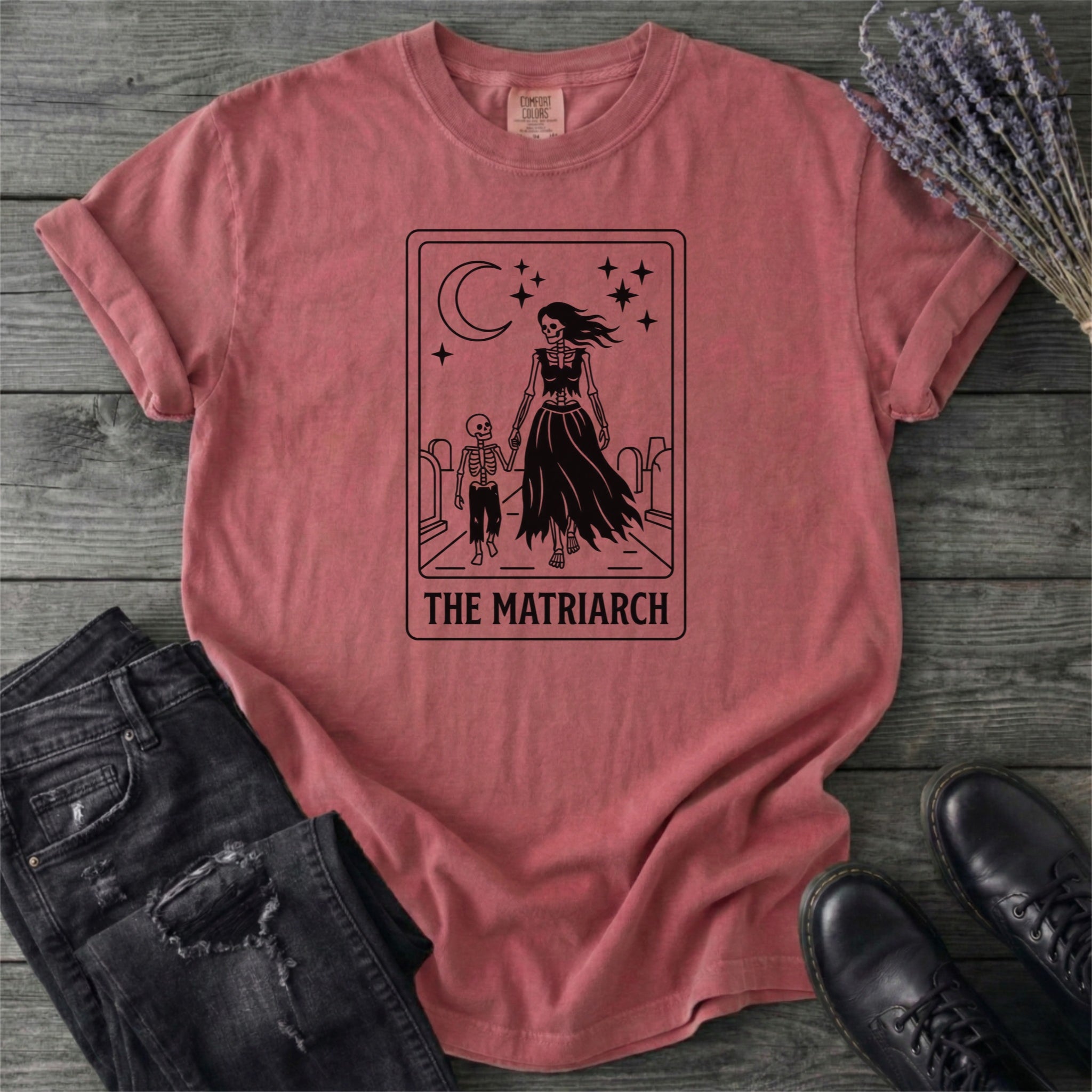 The Matriarch Skeleton Card T-Shirt