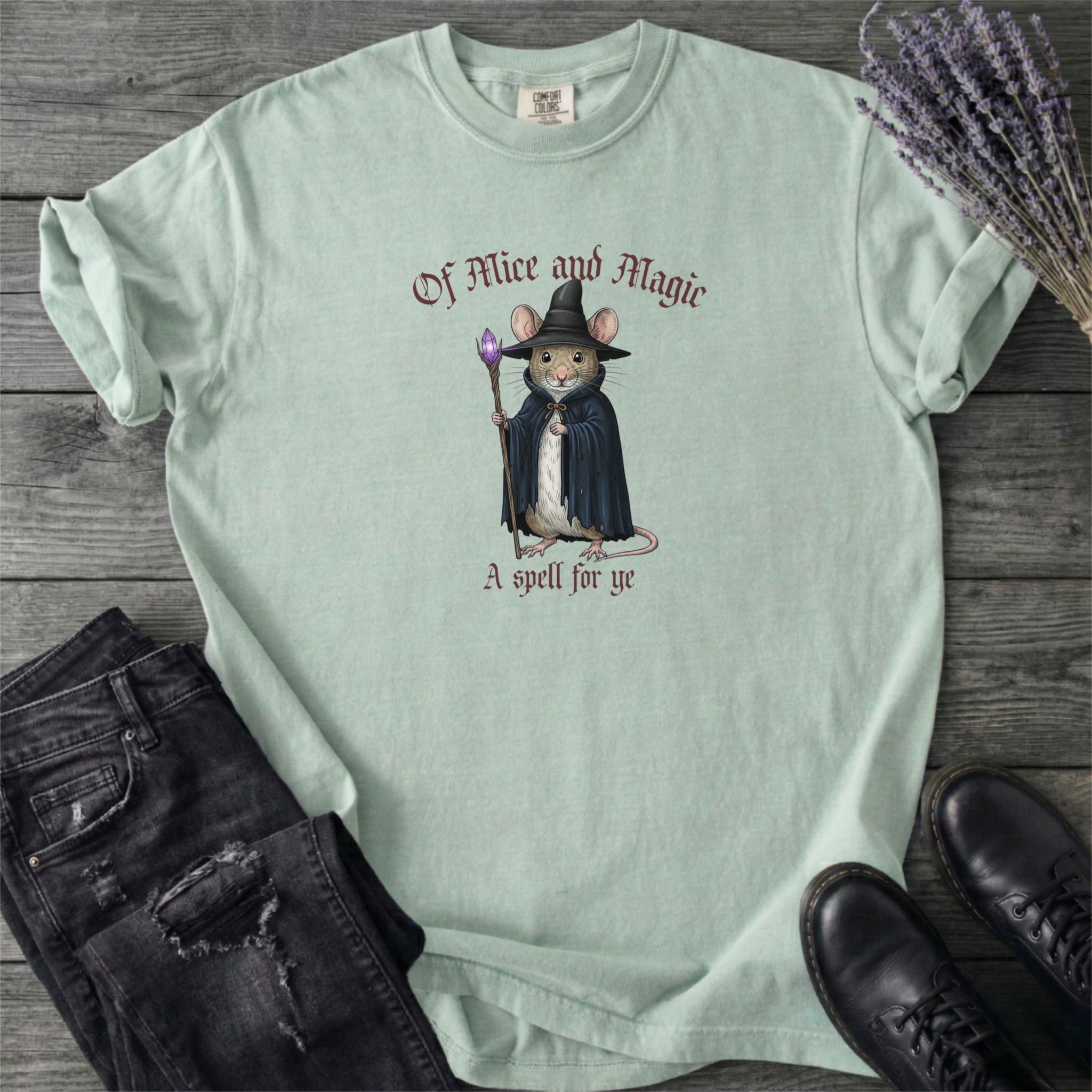 Mouse Wizard Medieval T-Shirt