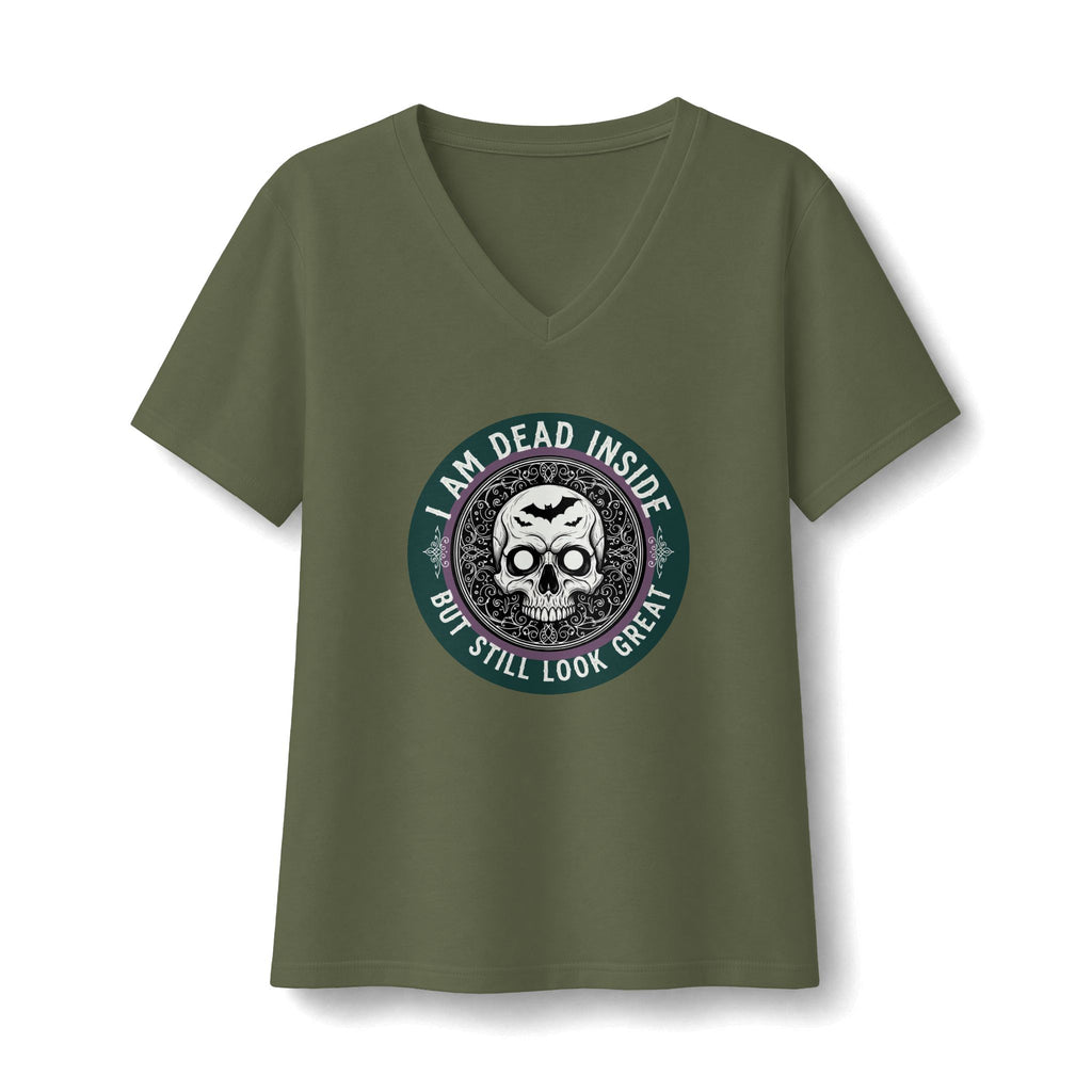 Im Dead Inside But Still Look Great V-Neck T-Shirt