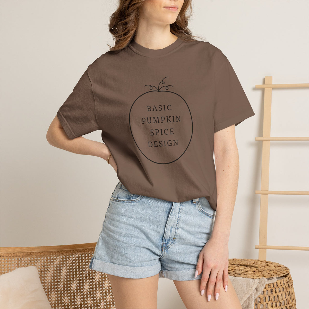 Basic Pumpkin Spice Design T-Shirt