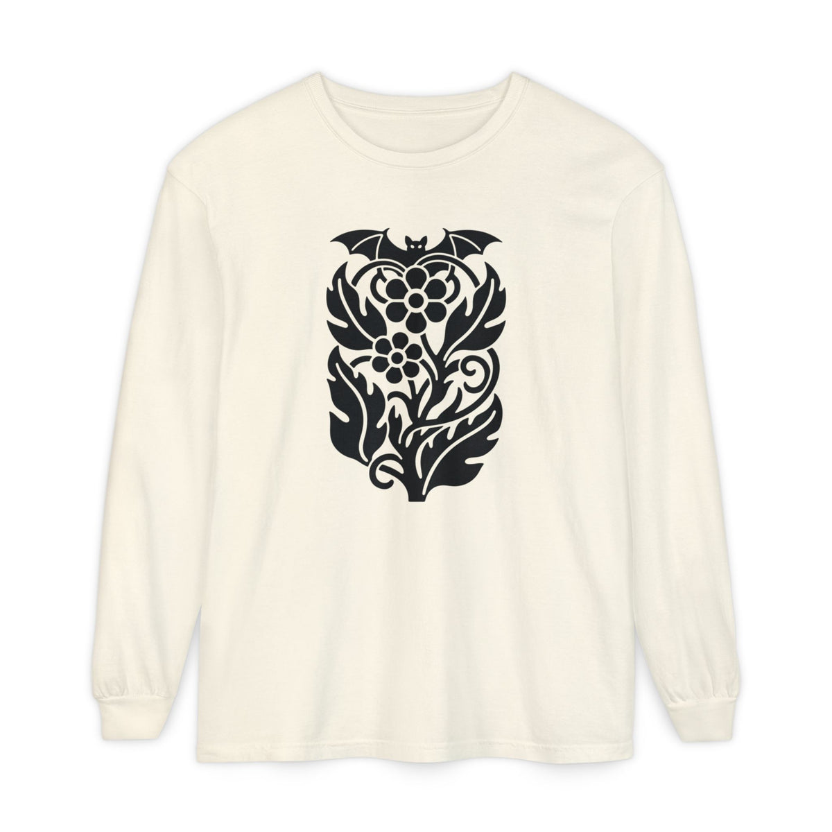 bat night garden Long Sleeve T-Shirt