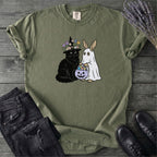 Easter Bunny And Black Cat T-Shirt