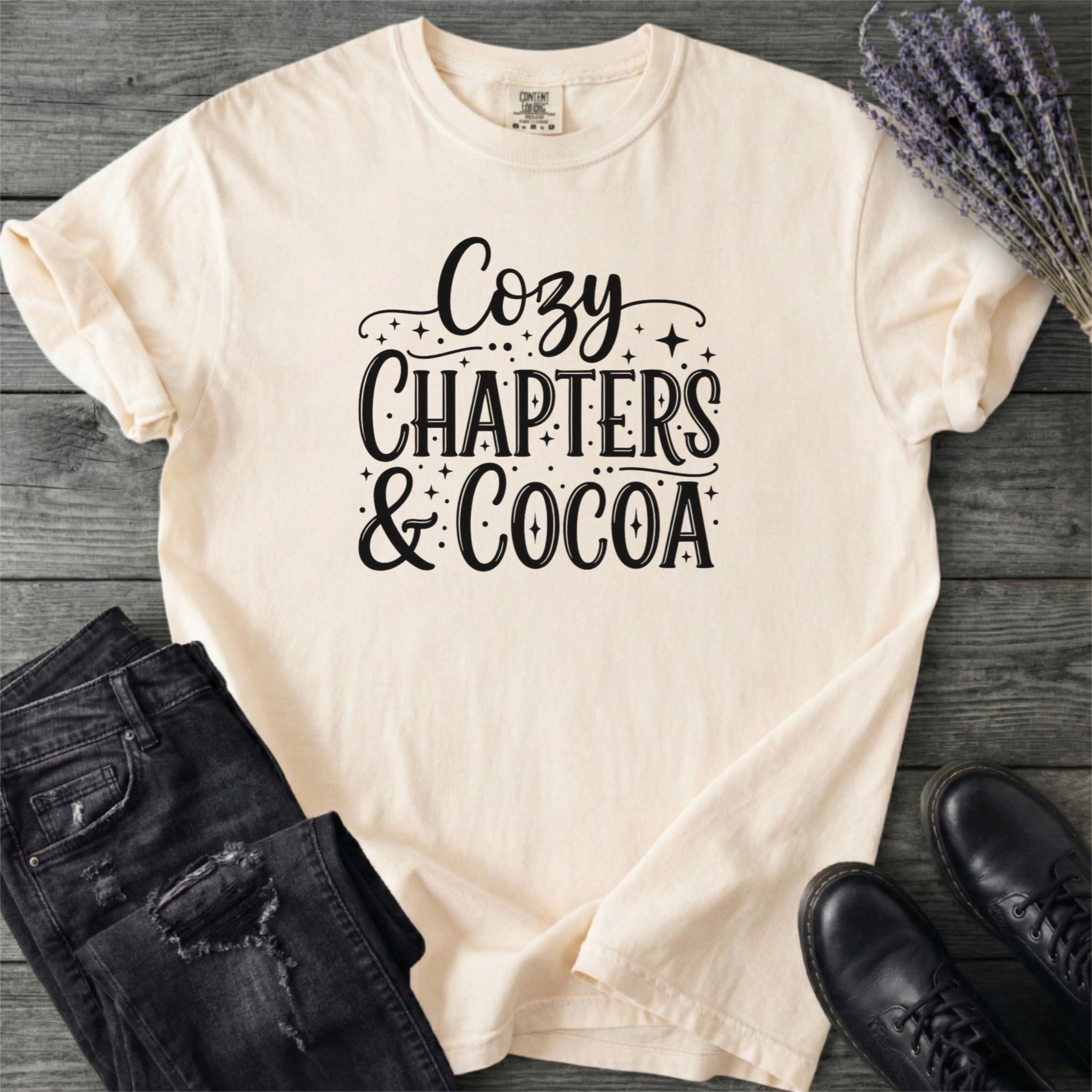 Cozy Chapters & Cocoa T-Shirt
