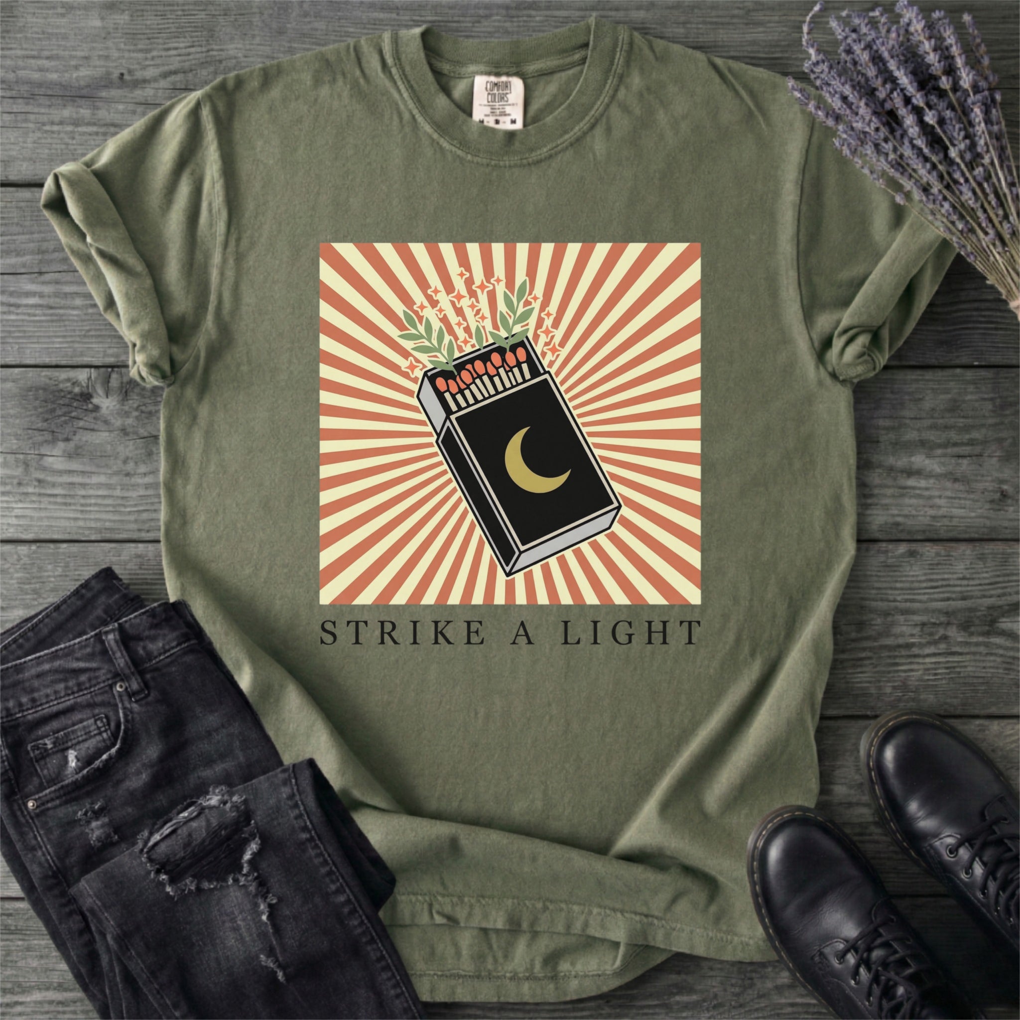 Strike A Light Matchbook T-Shirt